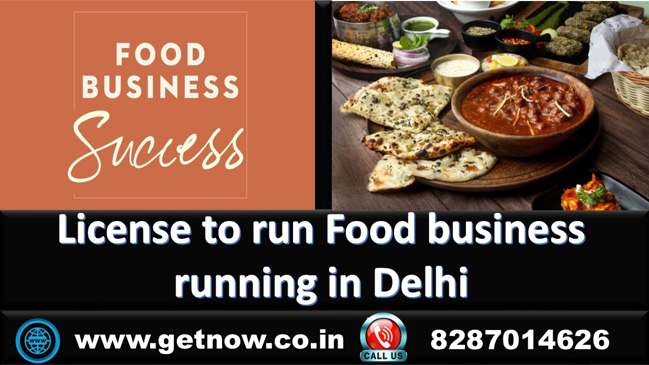 Food license in Delhi